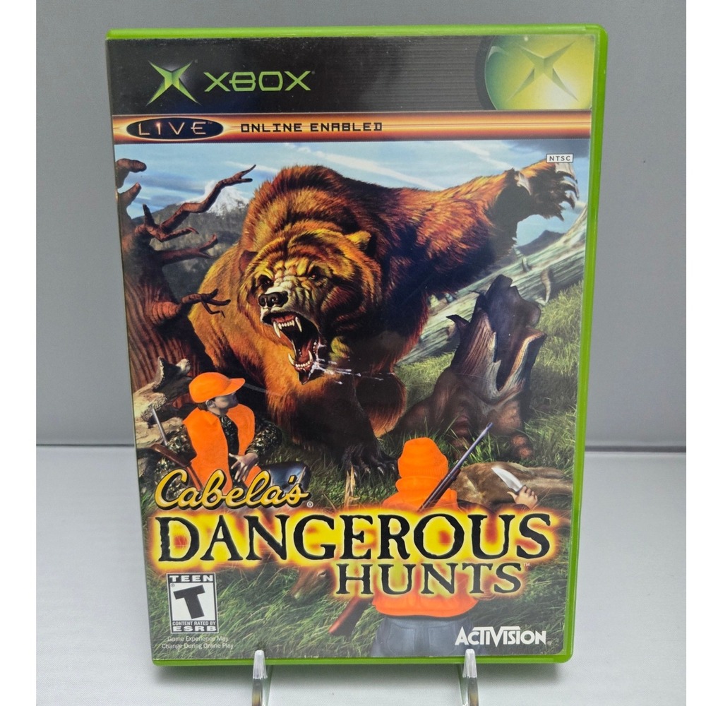 Cabela's Dangerous Hunts 2003 & Deer Hunt 2004 - Xbox - Complete CIB 2 Games